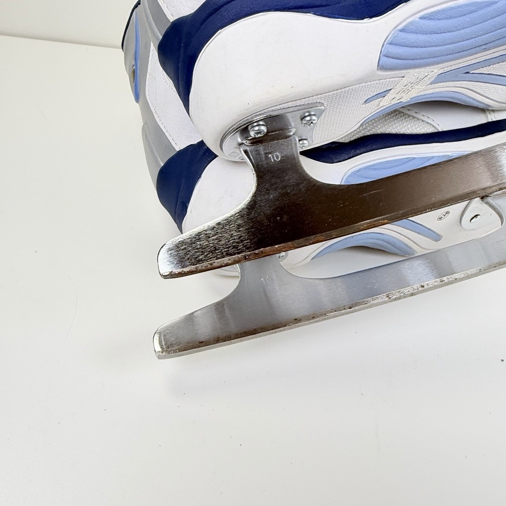 Jackson Softec Ice Skates Women's Size 8 White Blue Figure Recreational - Picture 14 of 16